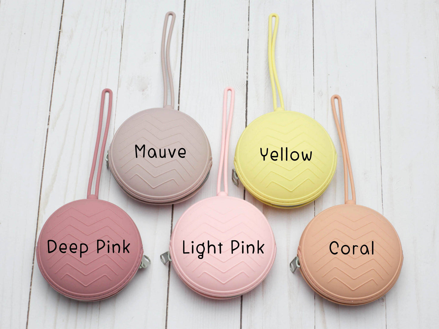 Round Storage Pouches Knitting Notions Accessories: Light Blue