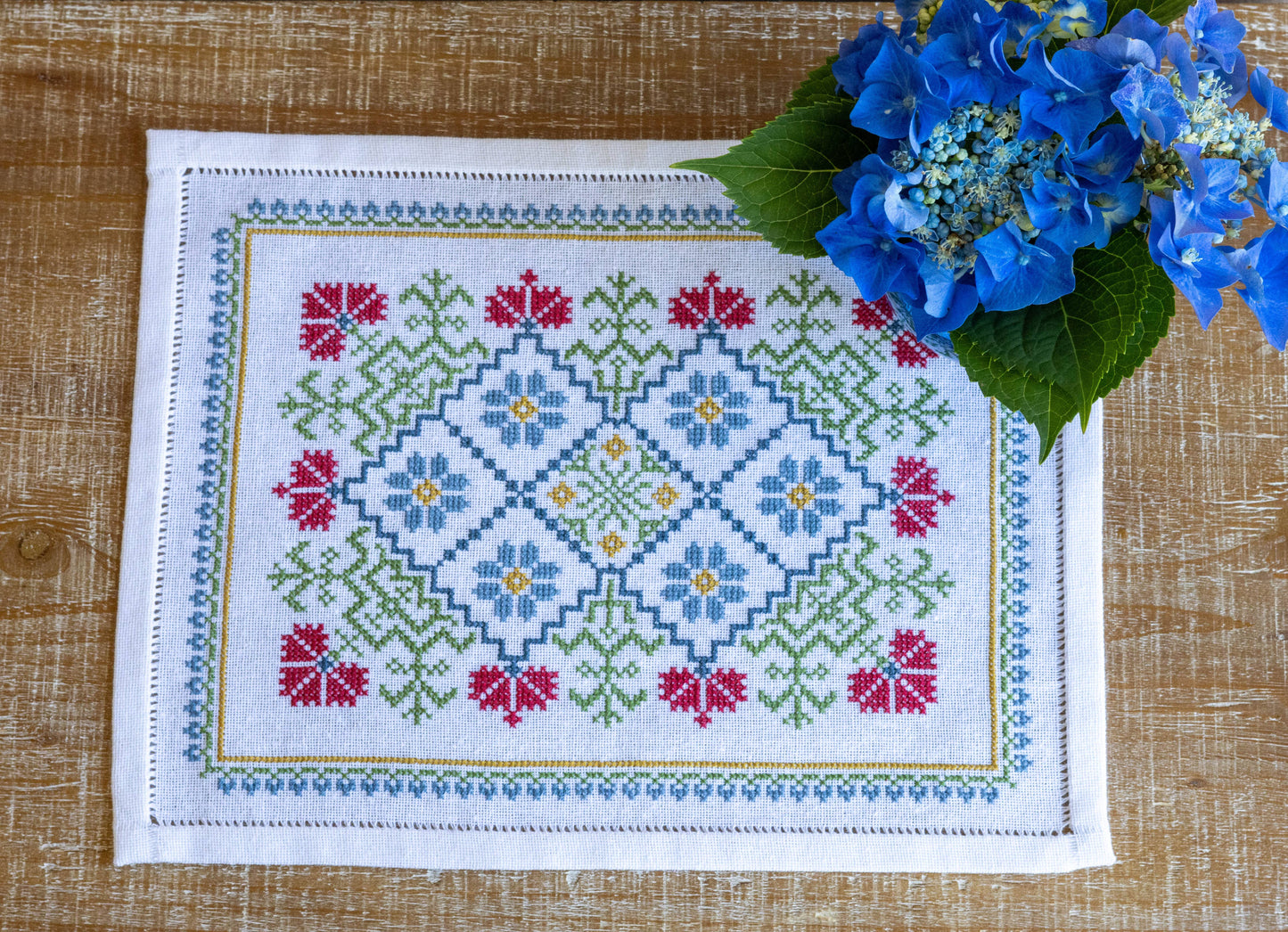 Florina Cross Stitch Kit - Avlea Folk Embroidery