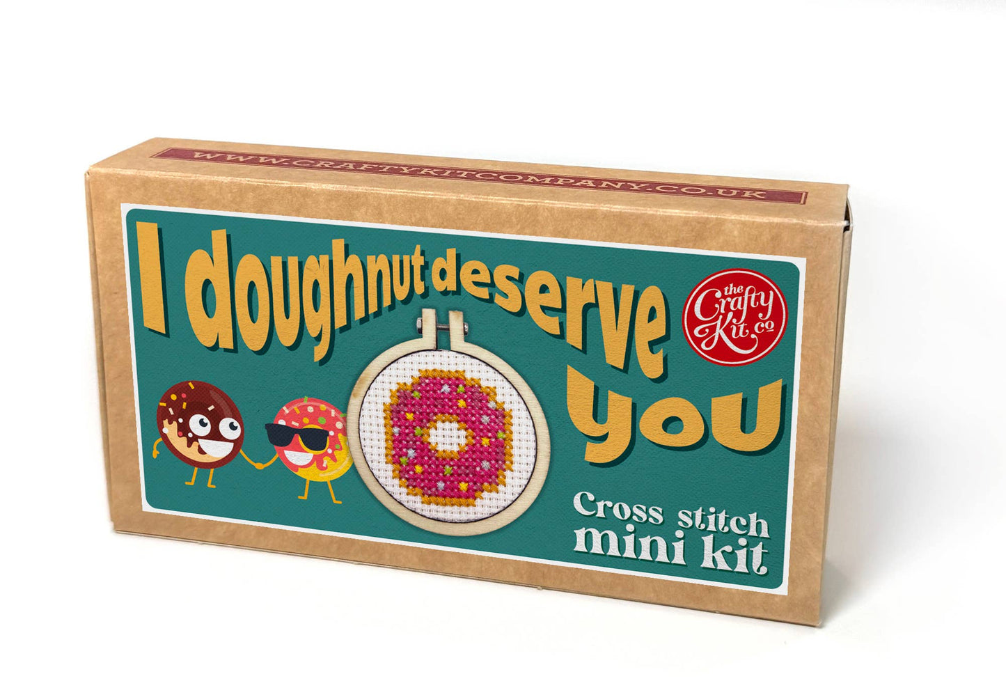 'I Doughnut Deserve You' Mini Matchbox Cross Stitch Kit