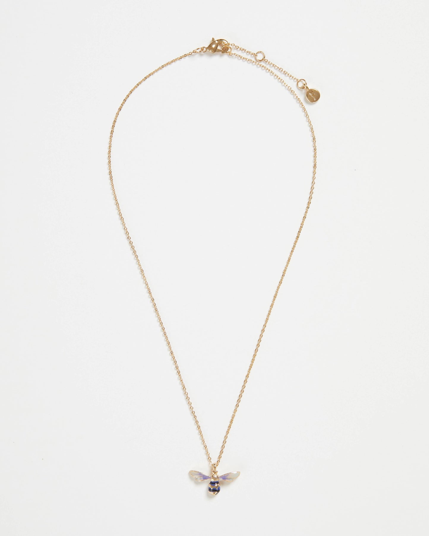 FABLE Enamel Short Bee Necklace