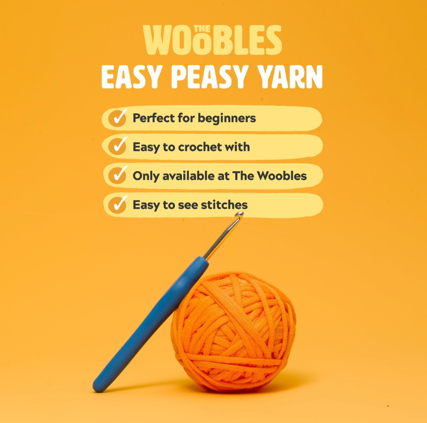 Tanya the Tiger Beginner Crochet Kit - The Woobles