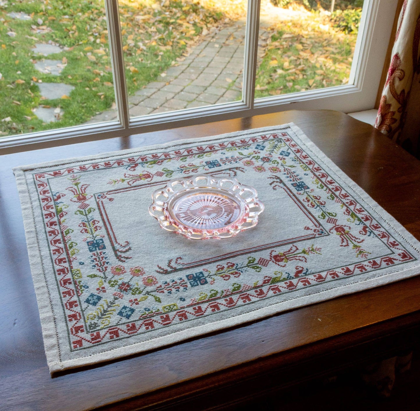 Evangeline Border Cross Stitch Kit - Avlea Folk Embroidery
