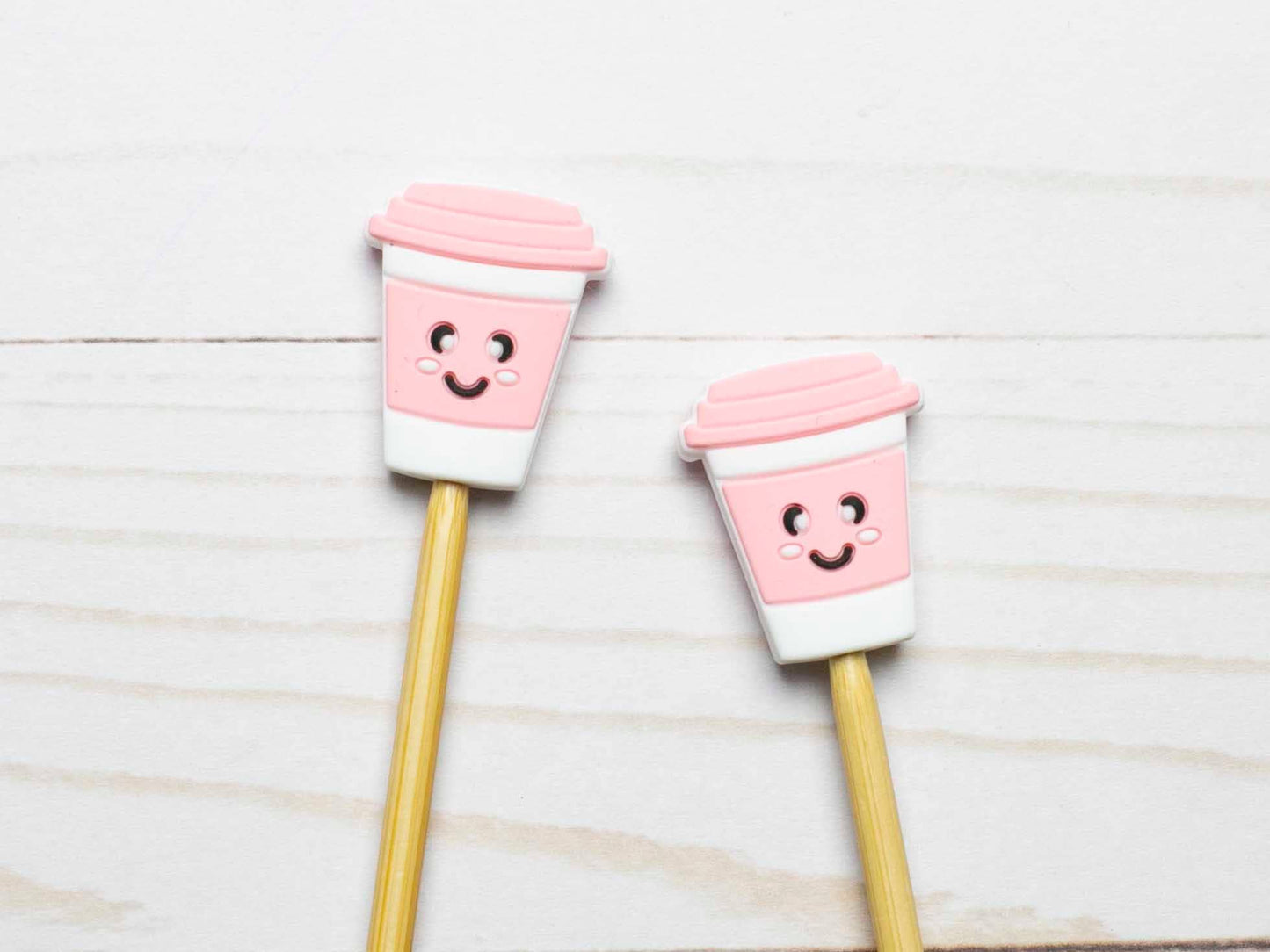 Pink Coffee | Stitch Stoppers Knitting Notions