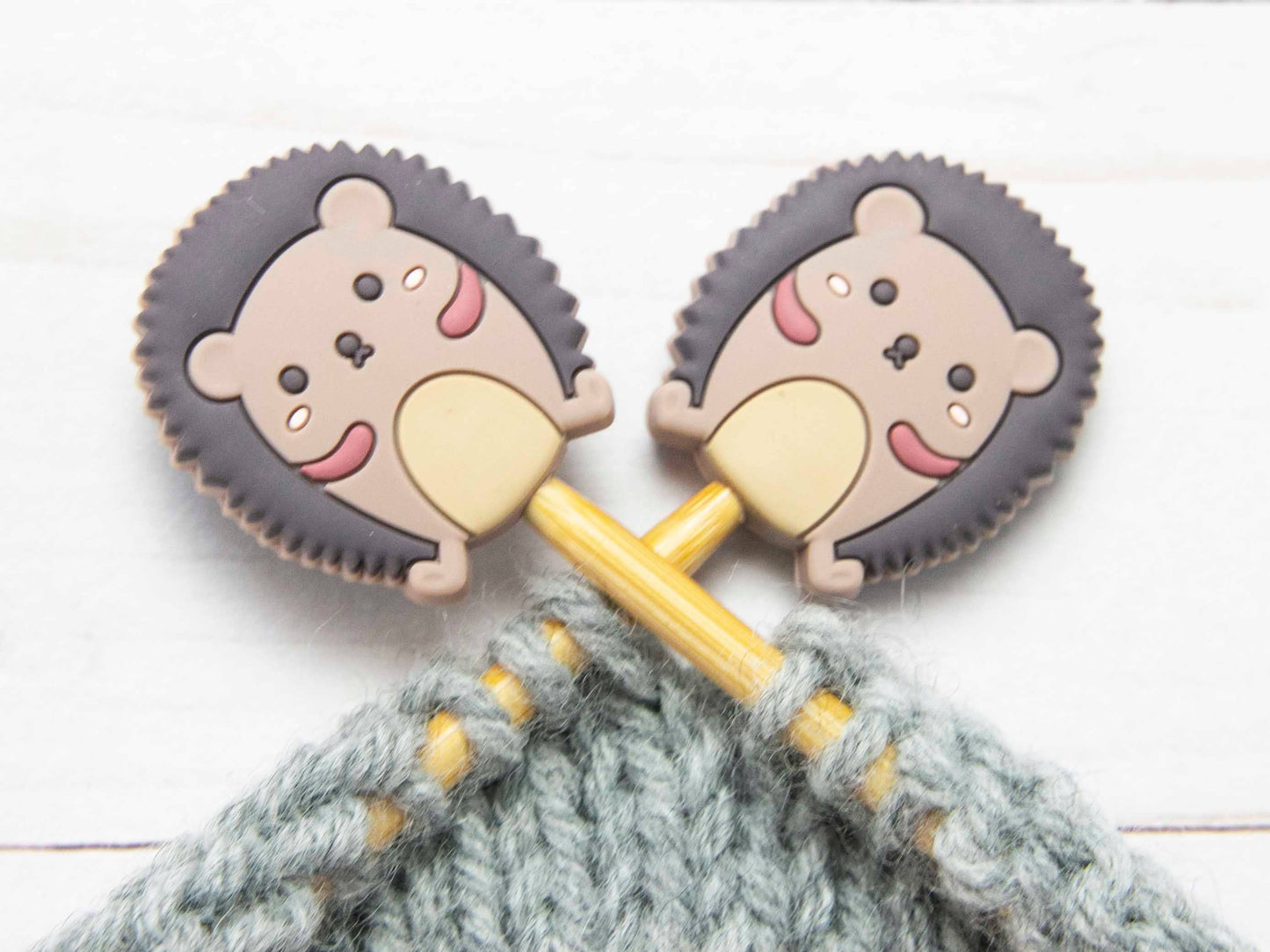 Brown Hedgehog | Stitch Stoppers Point Protectors