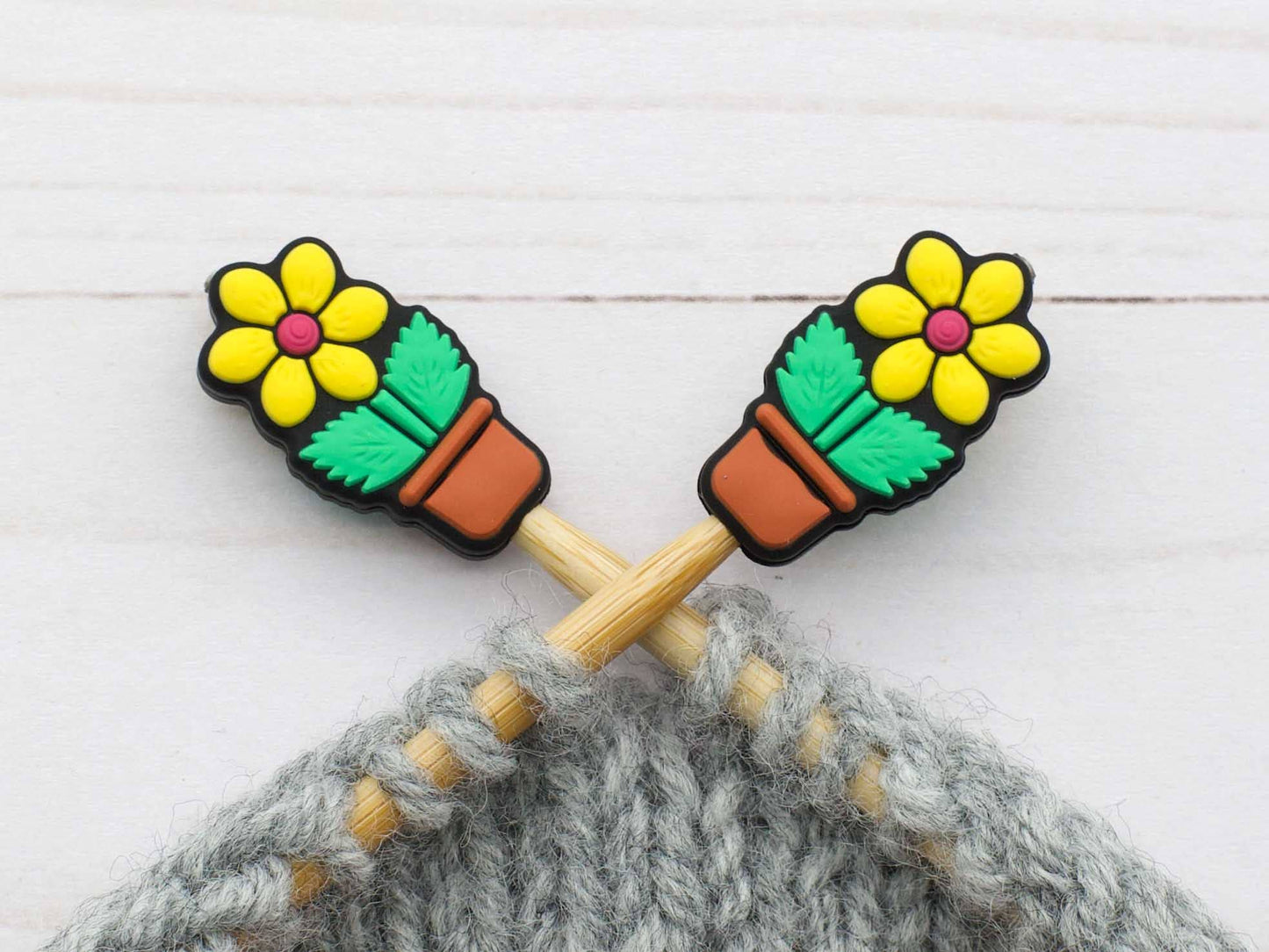 Sunflower Plant | Stitch Stoppers Knitting Notions