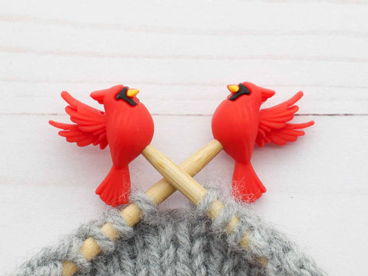 Little Cardinal | Stitch Stoppers Knitting Notions