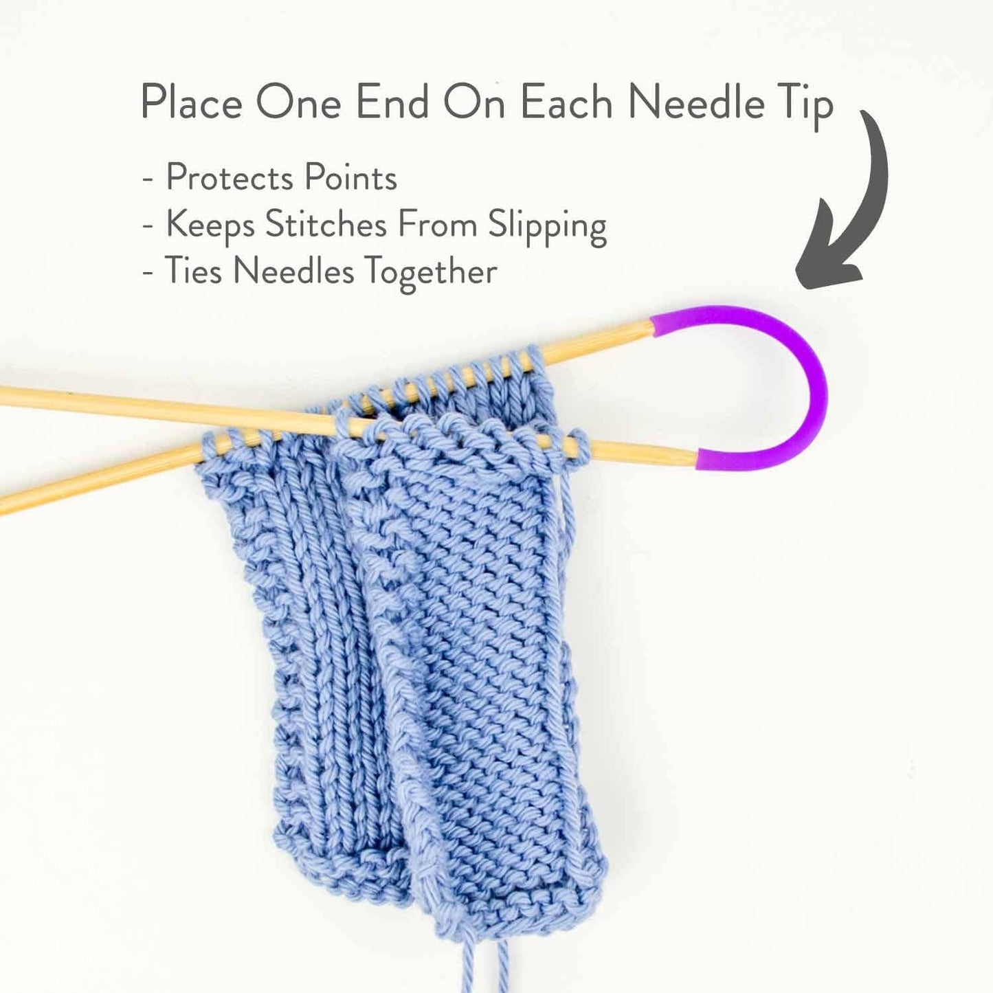 Tip Ties - Knitting Needle Point Protectors
