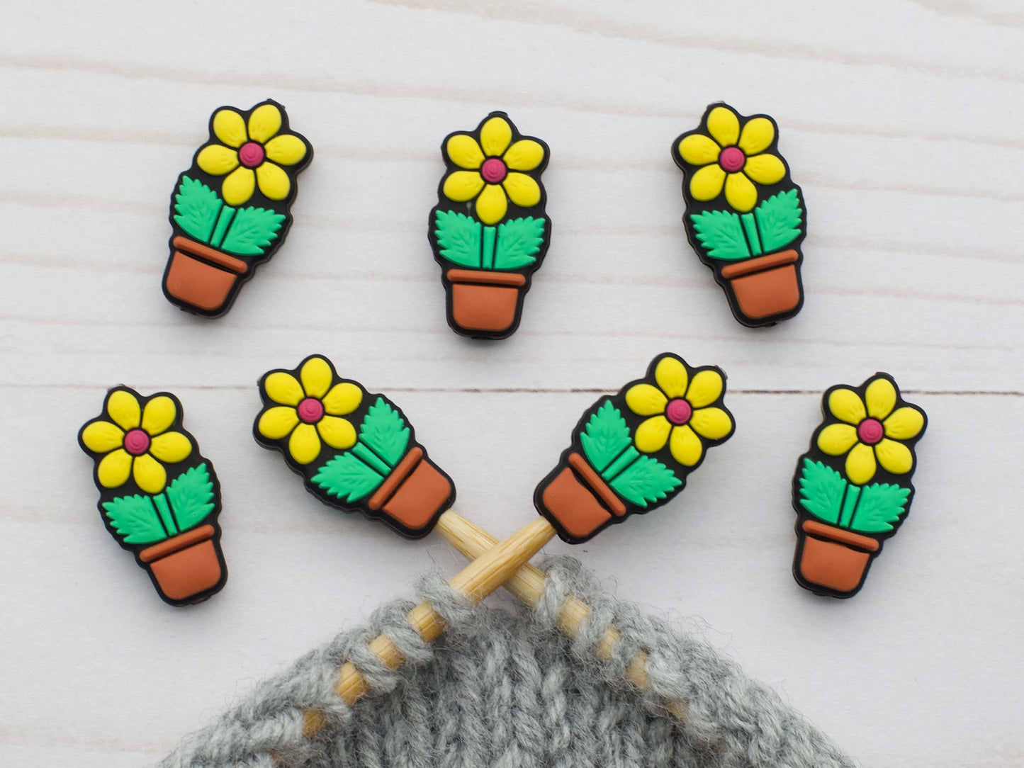 Sunflower Plant | Stitch Stoppers Knitting Notions