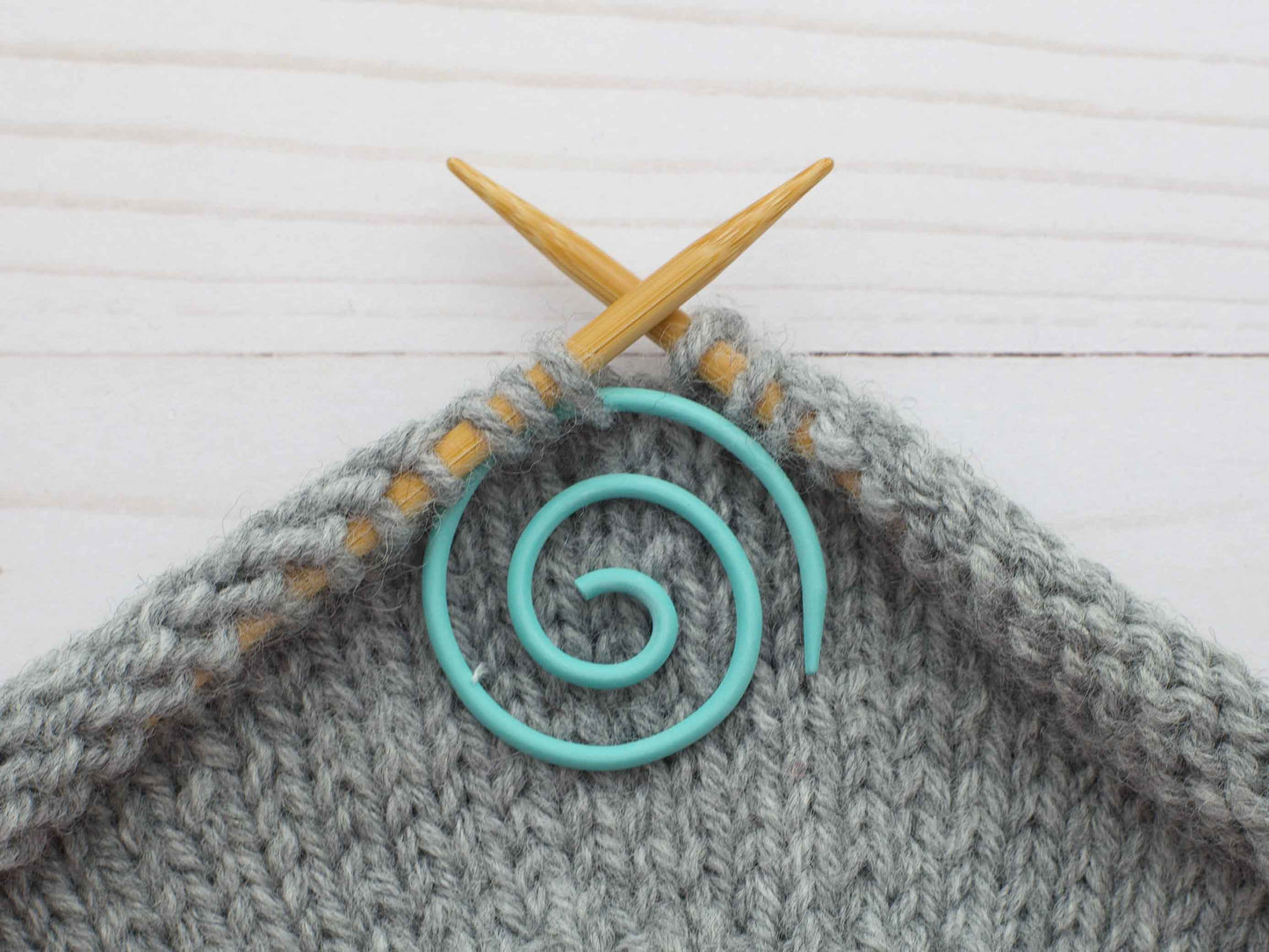 Colorful Spiral Cable Needle | Knitting Notions Tools : Teal