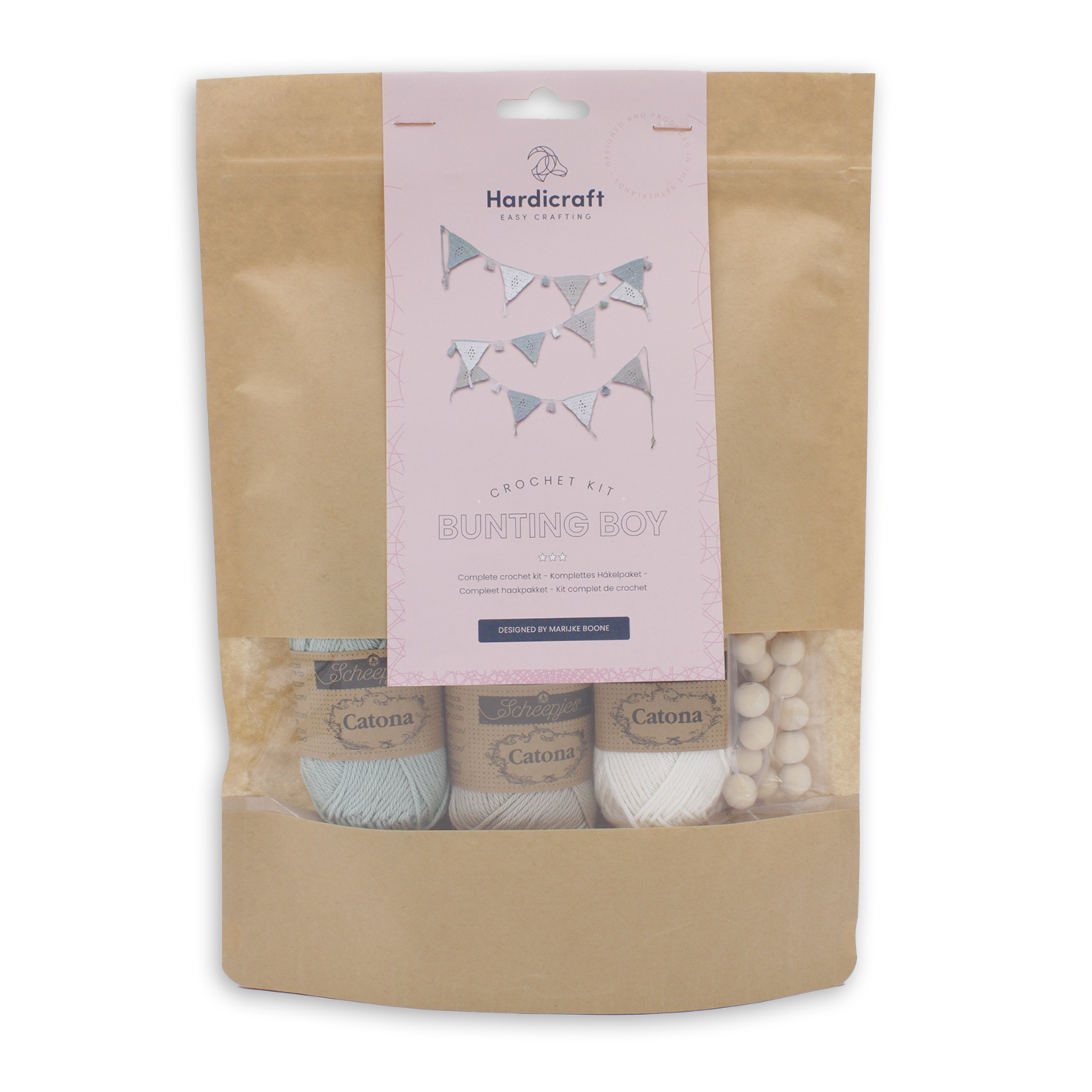 Bunting Boy DIY Crochet Kit
