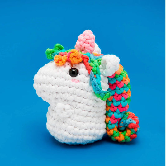 Woobles Rainbow Unicorn Beginner Crochet Kit