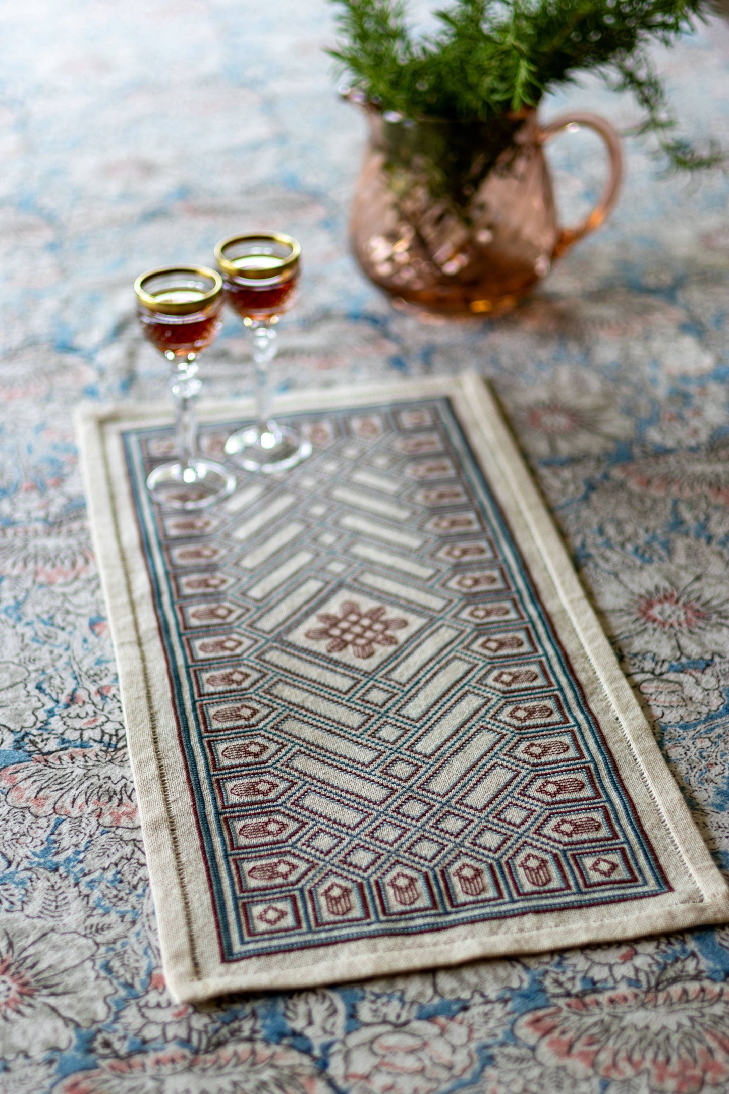 Oak Park Diamonds Cross Stitch Kit - Avlea Folk Embroidery