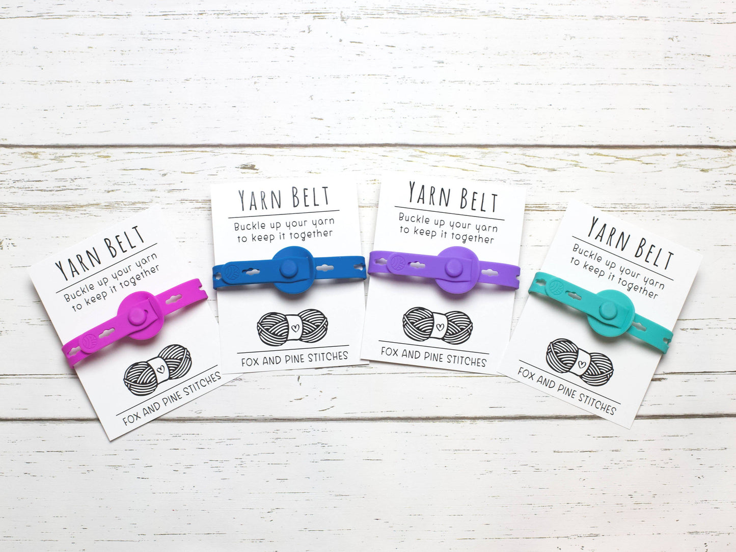 Colorful Yarn Belts | Knitting & Crochet Notions and Tools: Blue