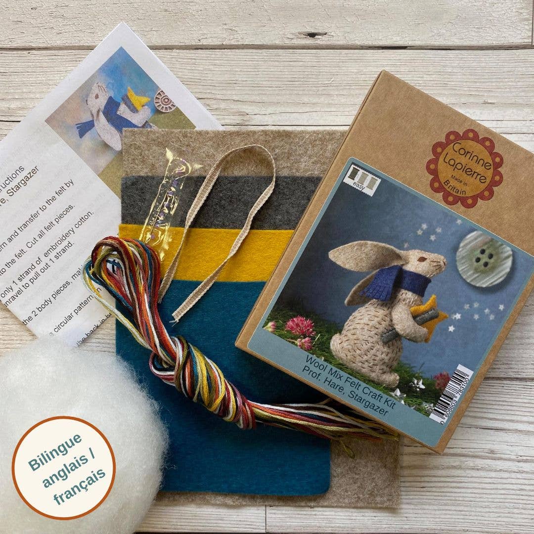 Professor Hare Stargazer Felt Craft Mini Kit: English
