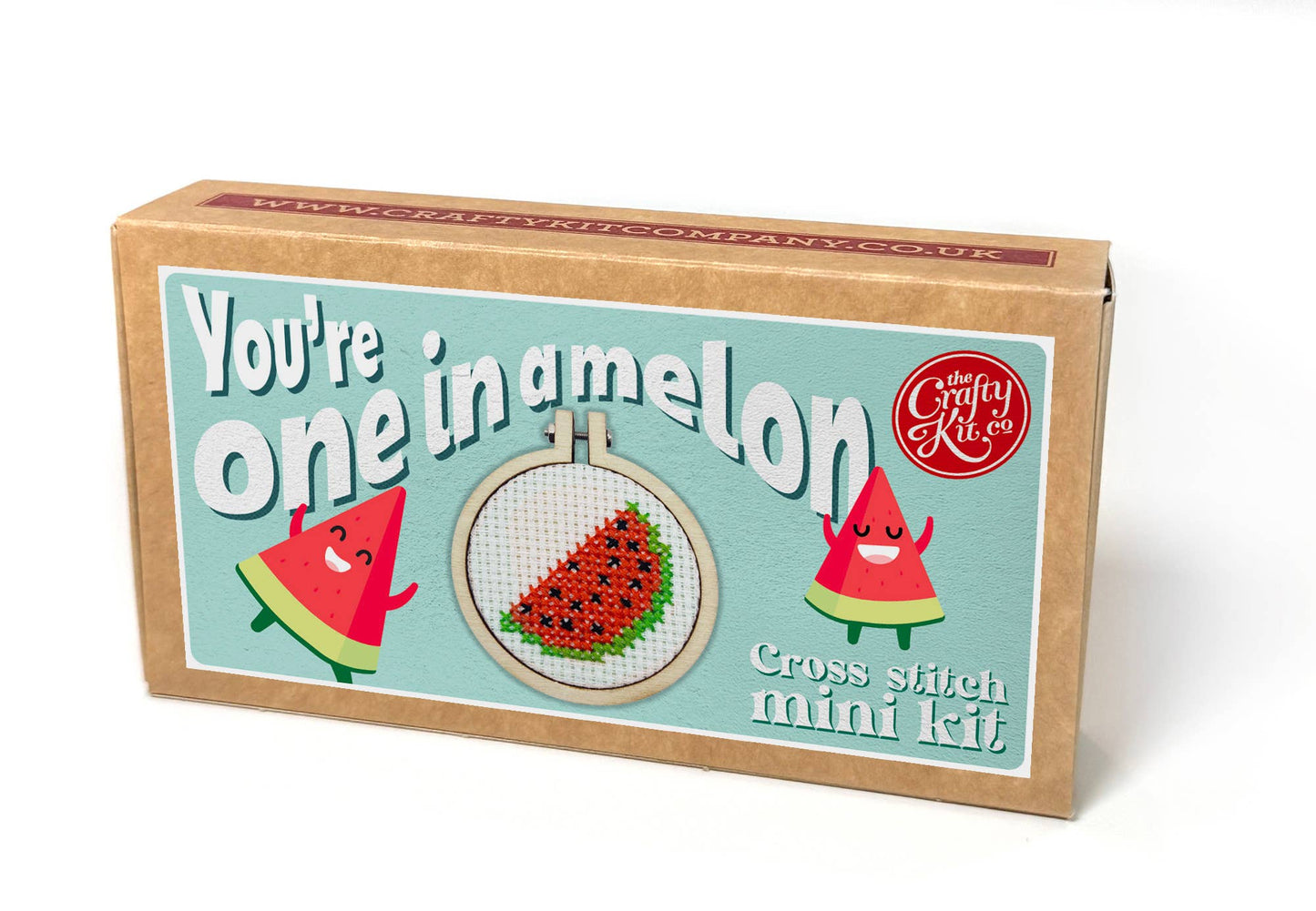 'You're One in a Melon' Mini Matchbox Cross Stitch Kit