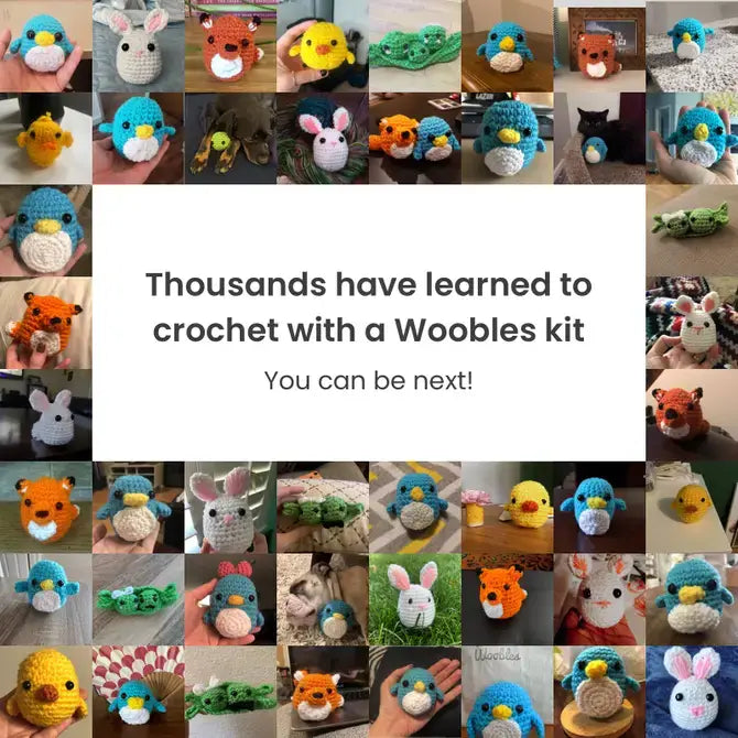 Woobles Billy the Unicorn Beginner Crochet Kit