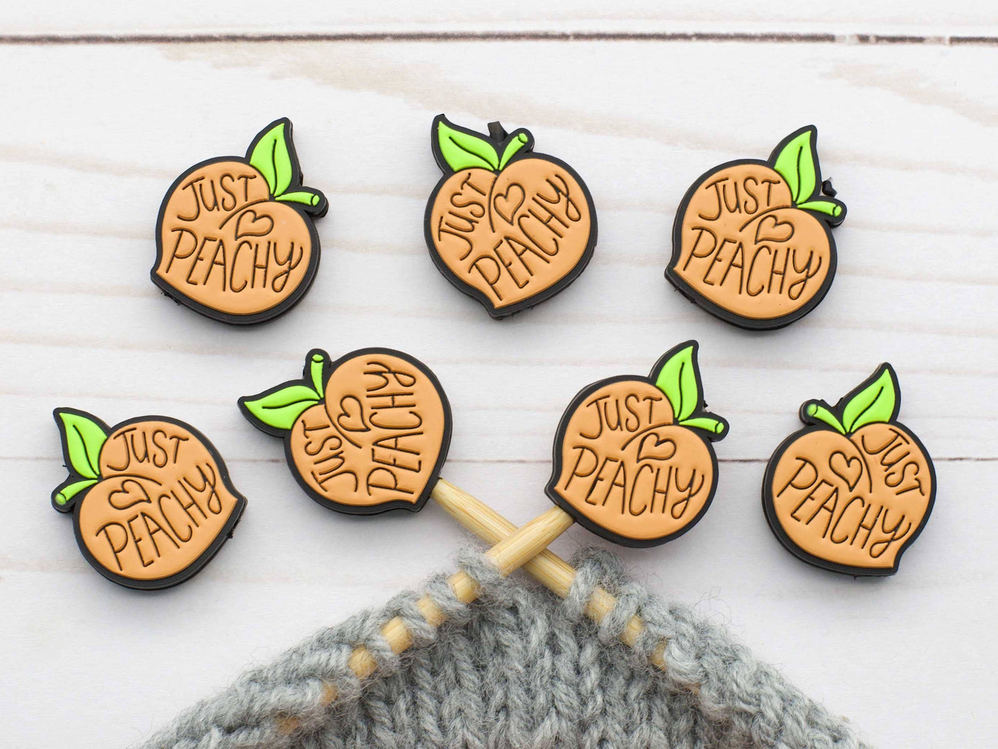Just Peachy | Stitch Stoppers Knitting Notions