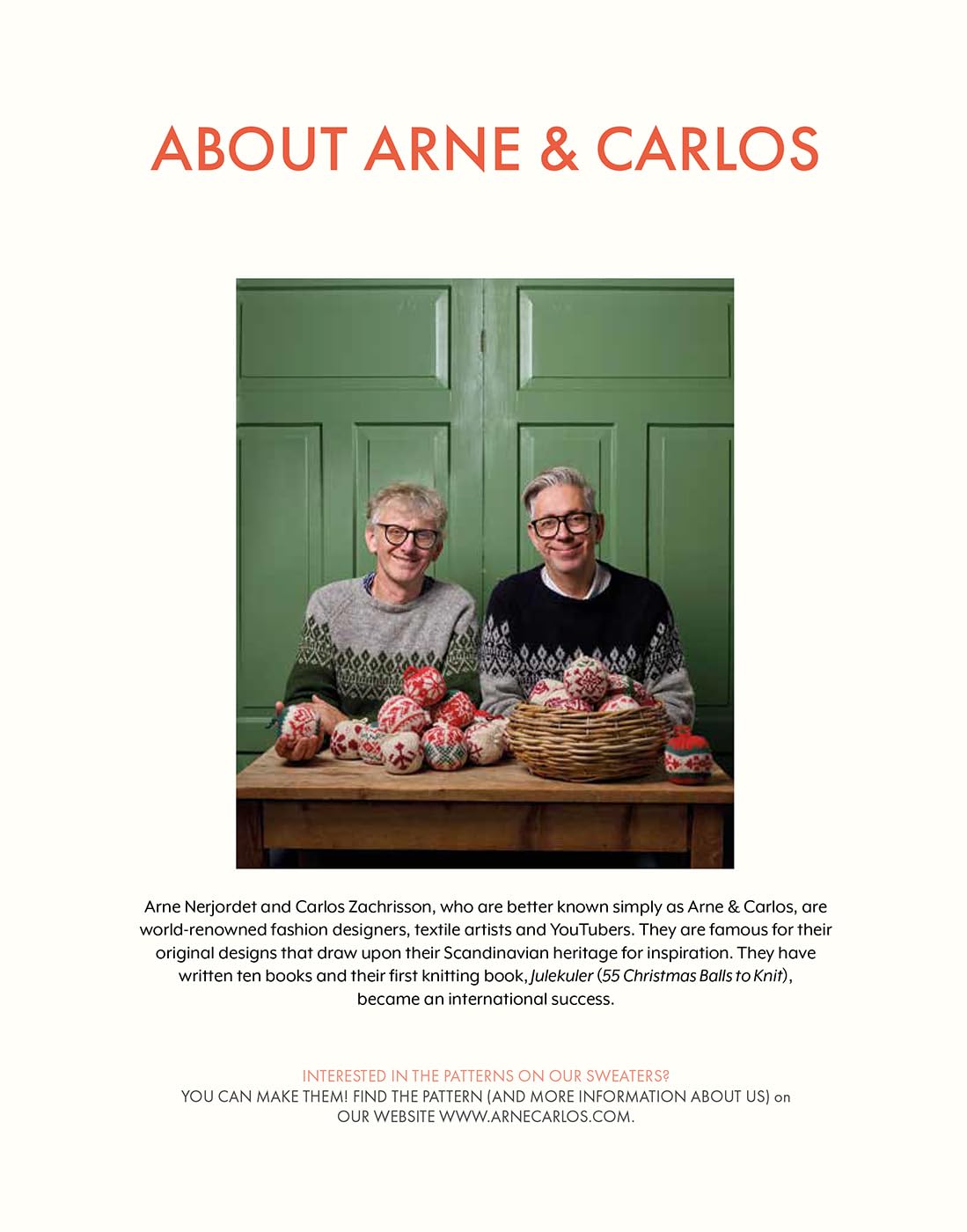 65 New Christmas Balls to Knit: Make Your Own Nordic-Inspired Heirloom Decorations by Arne & Carlos