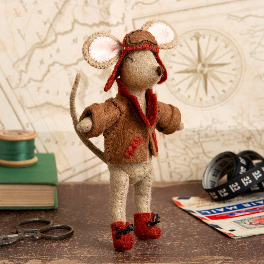 Little Mouse The Aviator Felt Craft Mini Kit: English