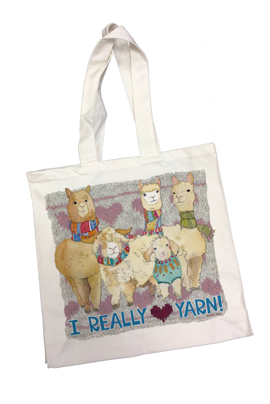 I Really Love Yarn- Cotton Canvas Bag