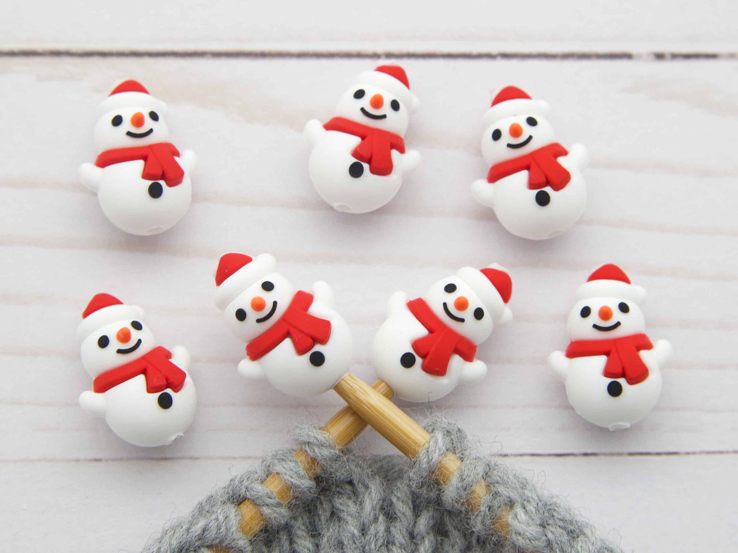 Little Snowman | Stitch Stoppers Point Protectors Knitting