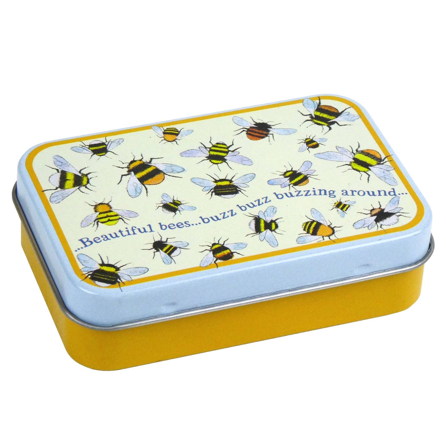 Bees Mini Rectangular Tin
