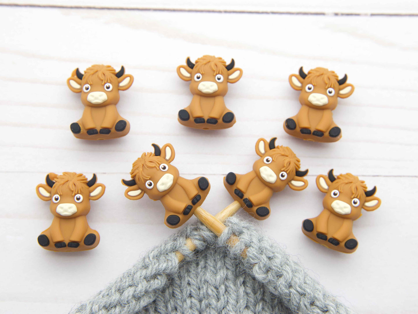 Little Highland Cow | Stitch Stoppers