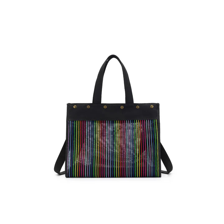 della Q Rainbow Maker's Mesh Tote + Cubbies and Scissors