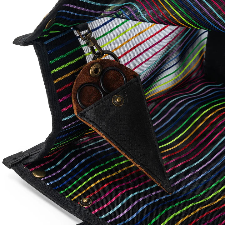 della Q Rainbow Maker's Mesh Tote + Cubbies and Scissors