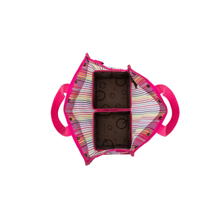 della Q Rainbow Maker's Mesh Tote + Cubbies and Scissors