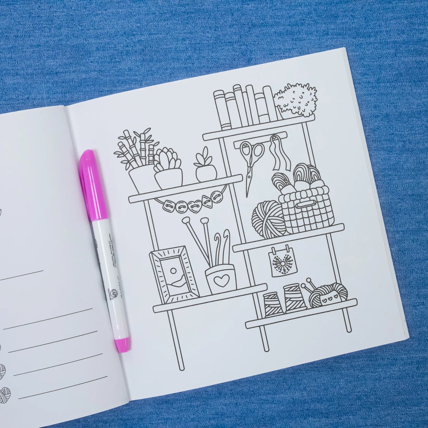 Coloring Book - Yarn is My Love Language - Summer Day Crochet