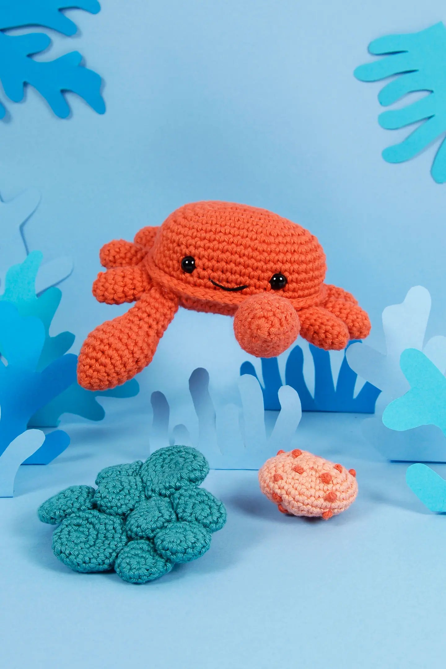Crab & Corals Amigurumi Kit