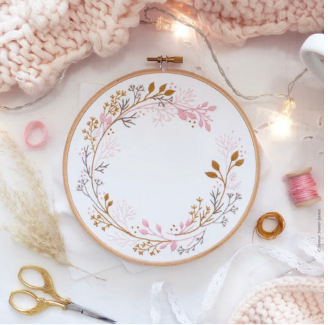 Wildflowers Circle Embroidery Kit