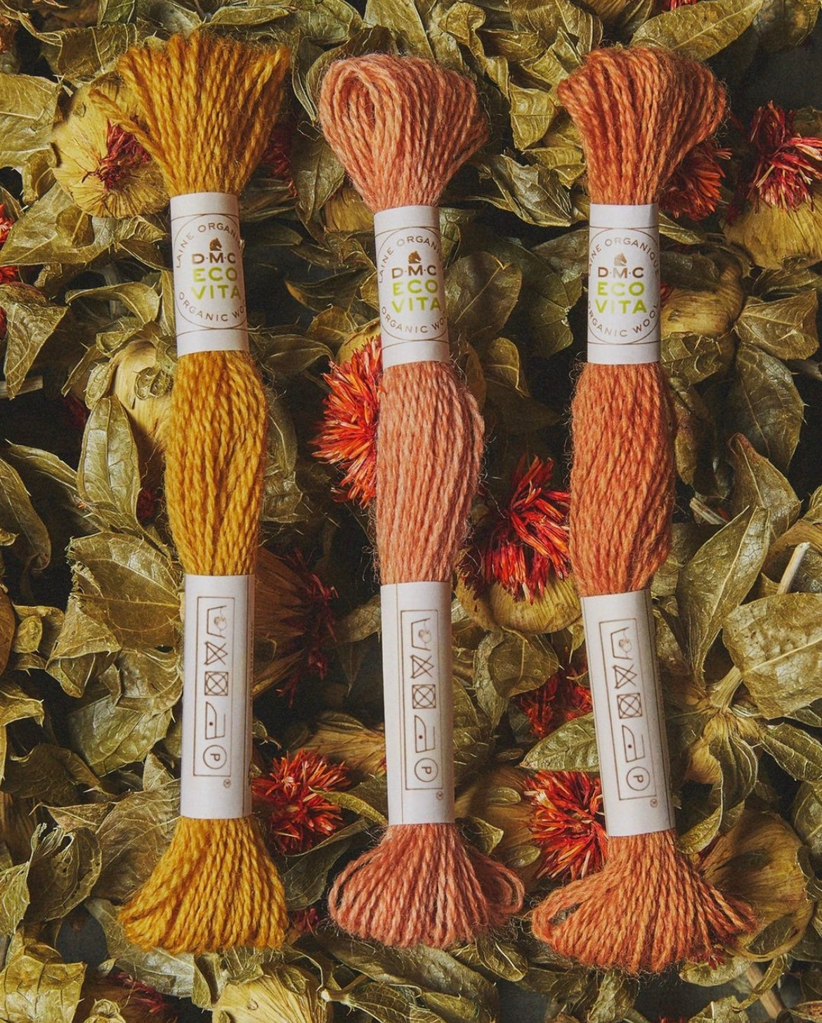 Eco Vita Naturally Dyed Organic Wool Thread - DMC