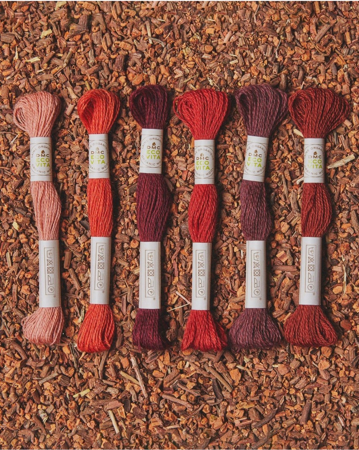 Eco Vita Naturally Dyed Organic Wool Thread - DMC