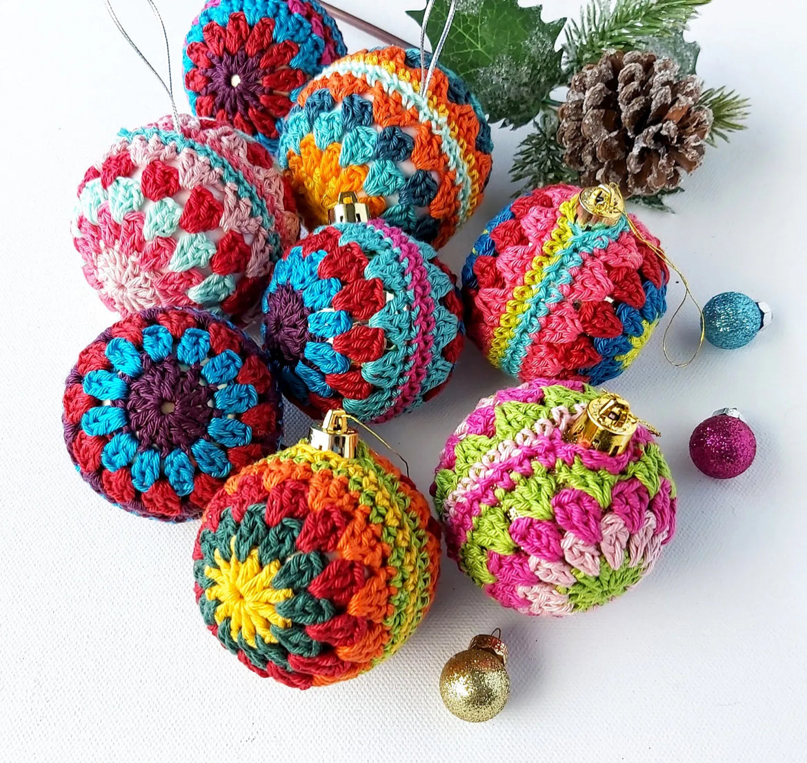 CLASS: Granny Christmas Baubles SATURDAY 11/7/26 10:00am-12:30pm