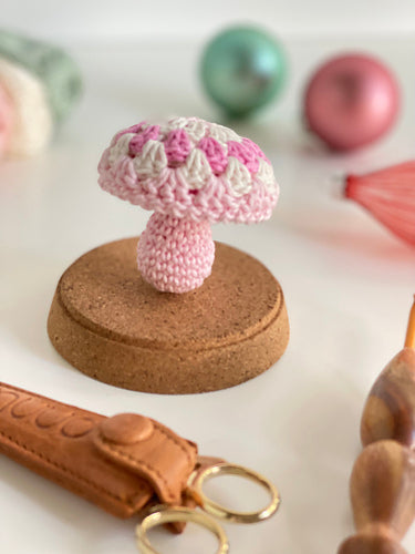 CLASS: Granny Square Mushrooms! SATURDAY 8/16 12:30-3:30 pm