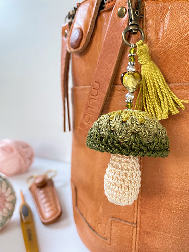 CLASS: Granny Square Mushrooms! SATURDAY 8/16 12:30-3:30 pm
