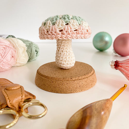 CLASS: Granny Square Mushrooms! SATURDAY 8/16 12:30-3:30 pm