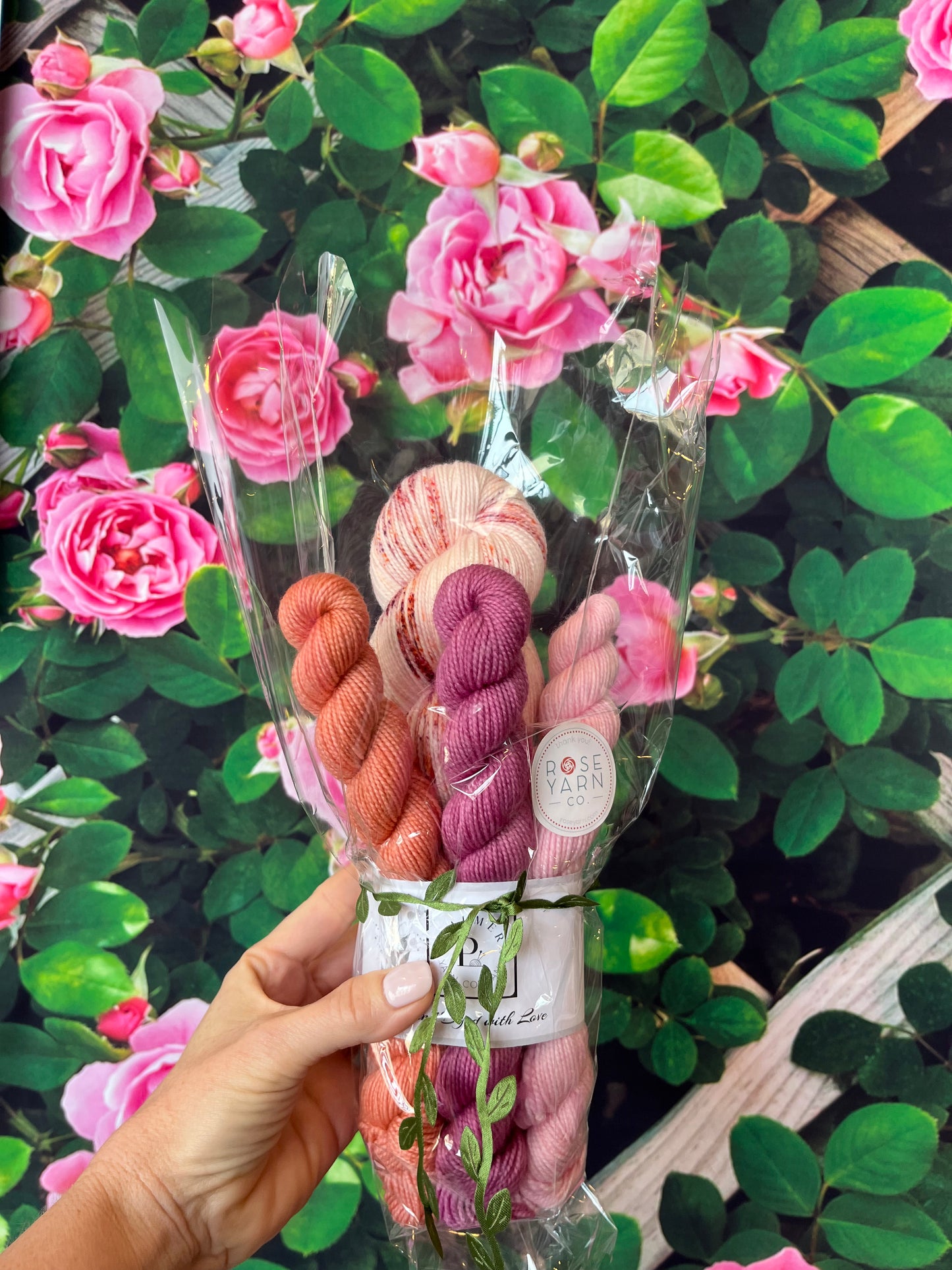 PRE-ORDER 2025 MN Yarn Shop Hop KIT - ROSES by Palmer Yarn Co.