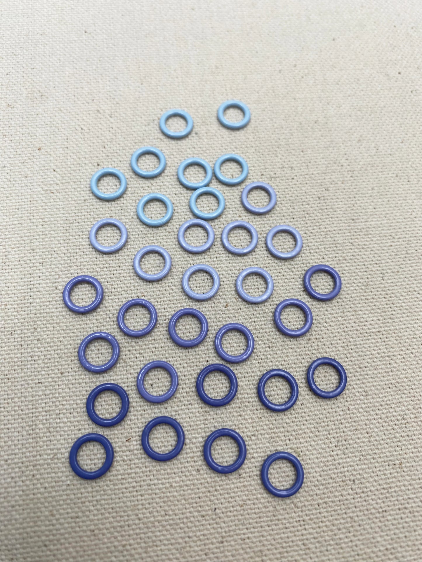 Sm Lavender Tones Ring Stitch Markers - Allstitch Studio