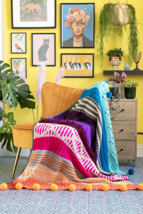 CLASS: Mix & Match Crochet Blanket 2ND THURSDAYS August-December 2025