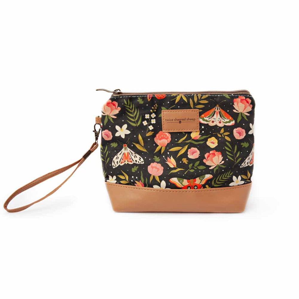 Night Forest - Mini Trini Bag - Small Zippered Project Bag