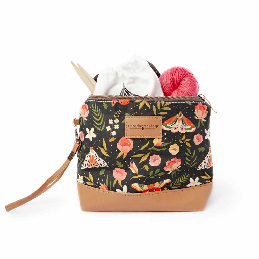 Night Forest - Mini Trini Bag - Small Zippered Project Bag