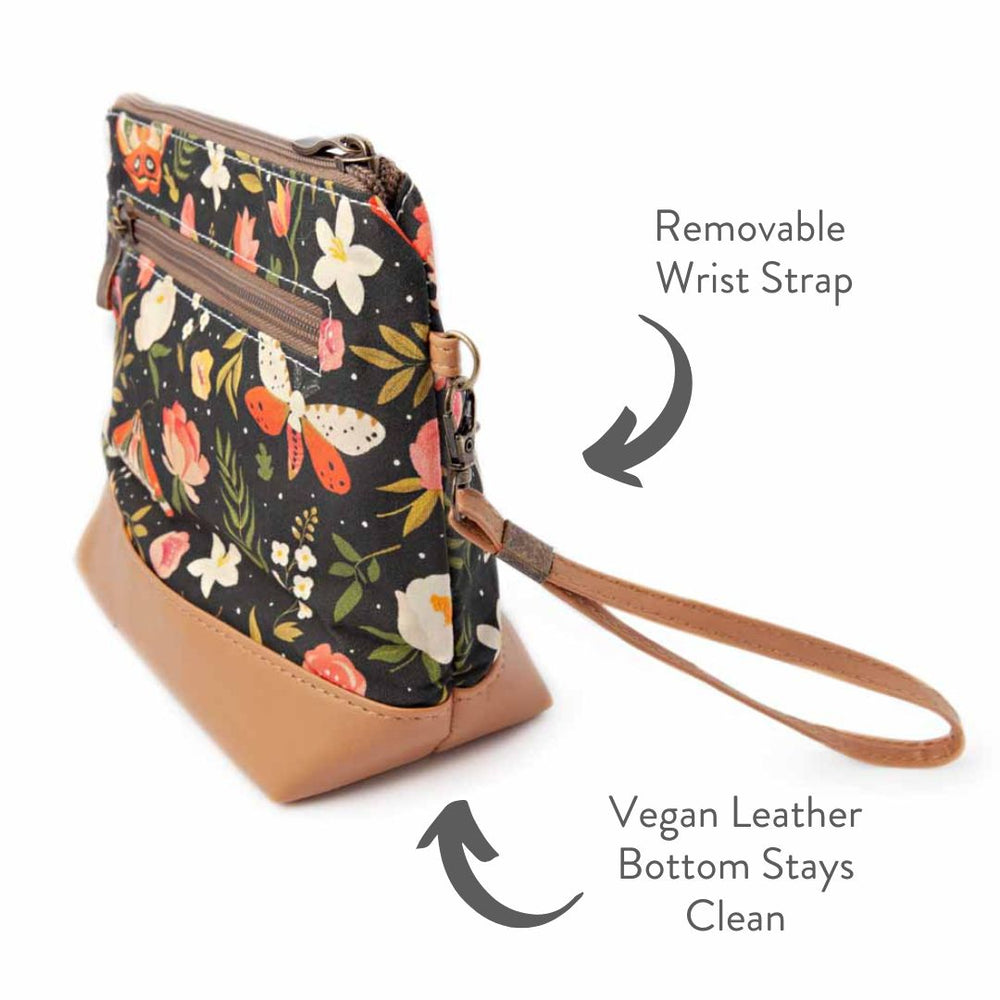 Night Forest - Mini Trini Bag - Small Zippered Project Bag