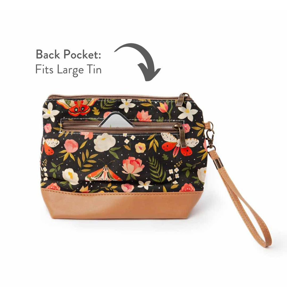Night Forest - Mini Trini Bag - Small Zippered Project Bag