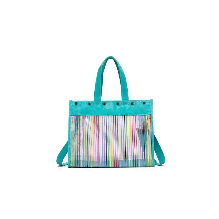 della Q Rainbow Maker's Mesh Tote + Cubbies and Scissors