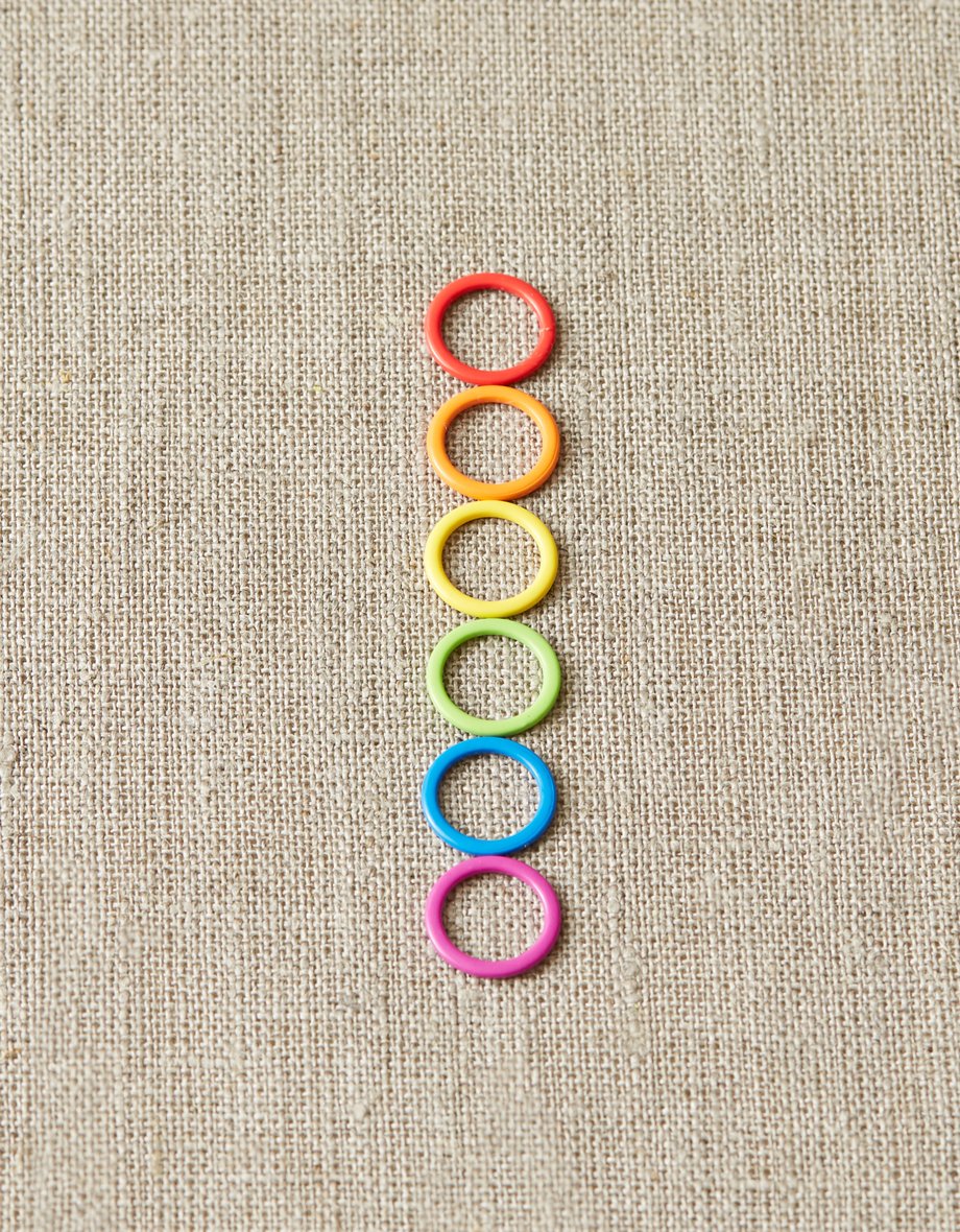 Cocoknits Ring Stitch Markers - Colorful