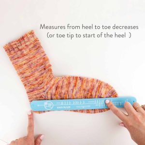 Sock Ruler - Sock Sizing Bracelet Ruler