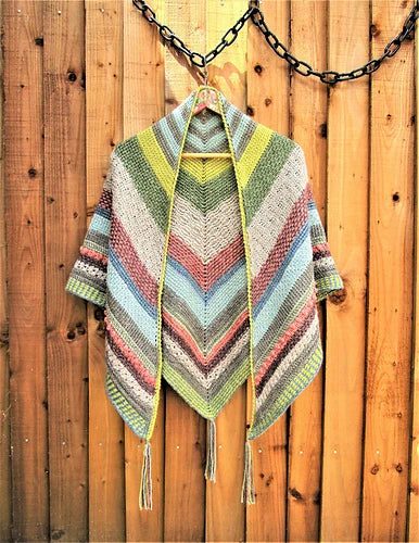 *CLASS: Tunisian Sampler Shawl THURSDAYS 5/22-6/19 6:00-8:00pm